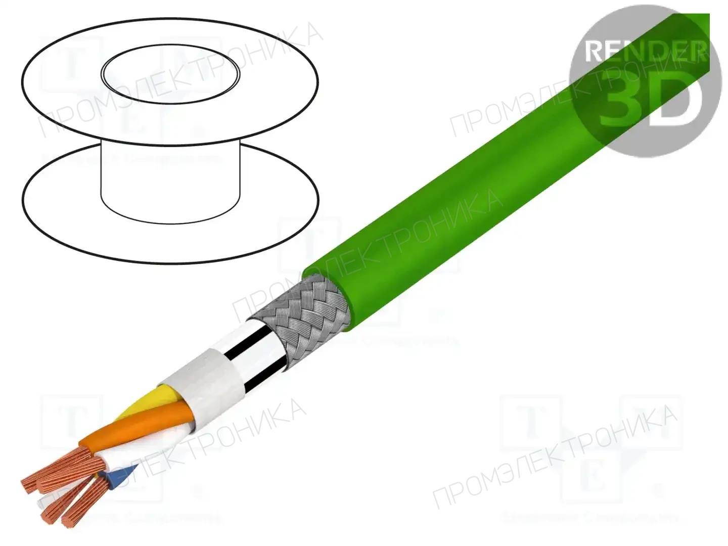 IGUS CF888.060 — Провода для направляющих- экранированные