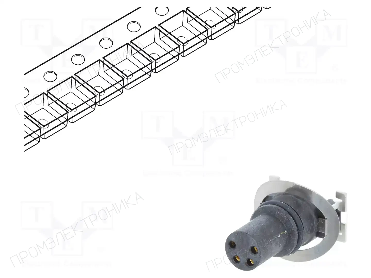 AMPHENOL LTW M8S-04PFFT-EE0001 — Разъeмы M8