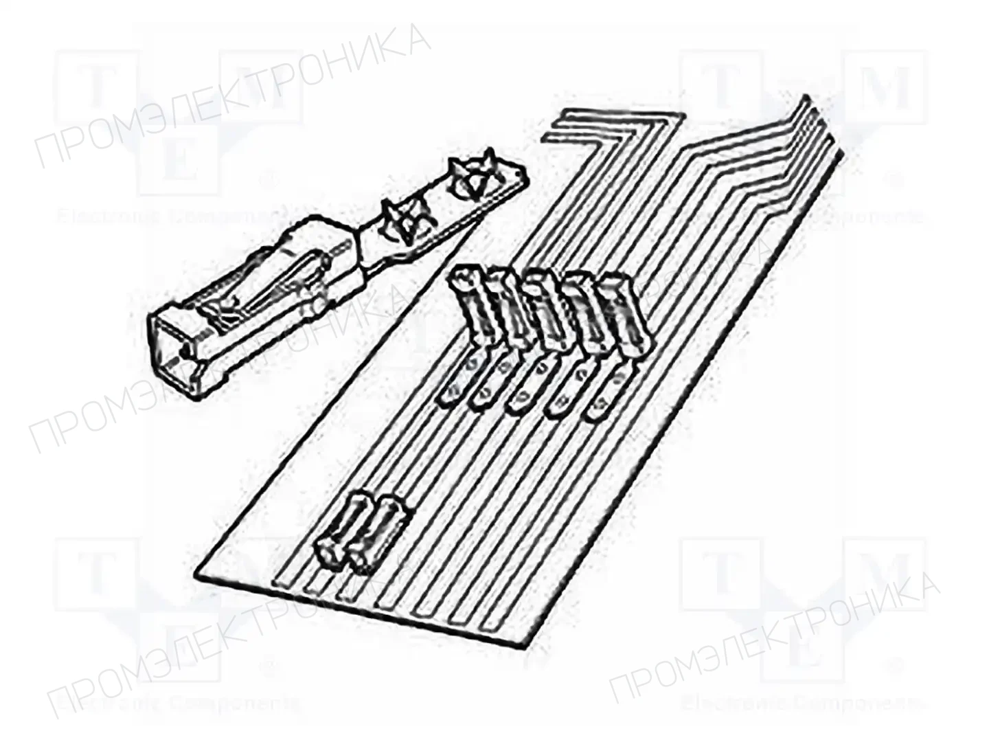 AMPHENOL 76785-311LF — Разъeмы FFC/FPC растр 0,5мм