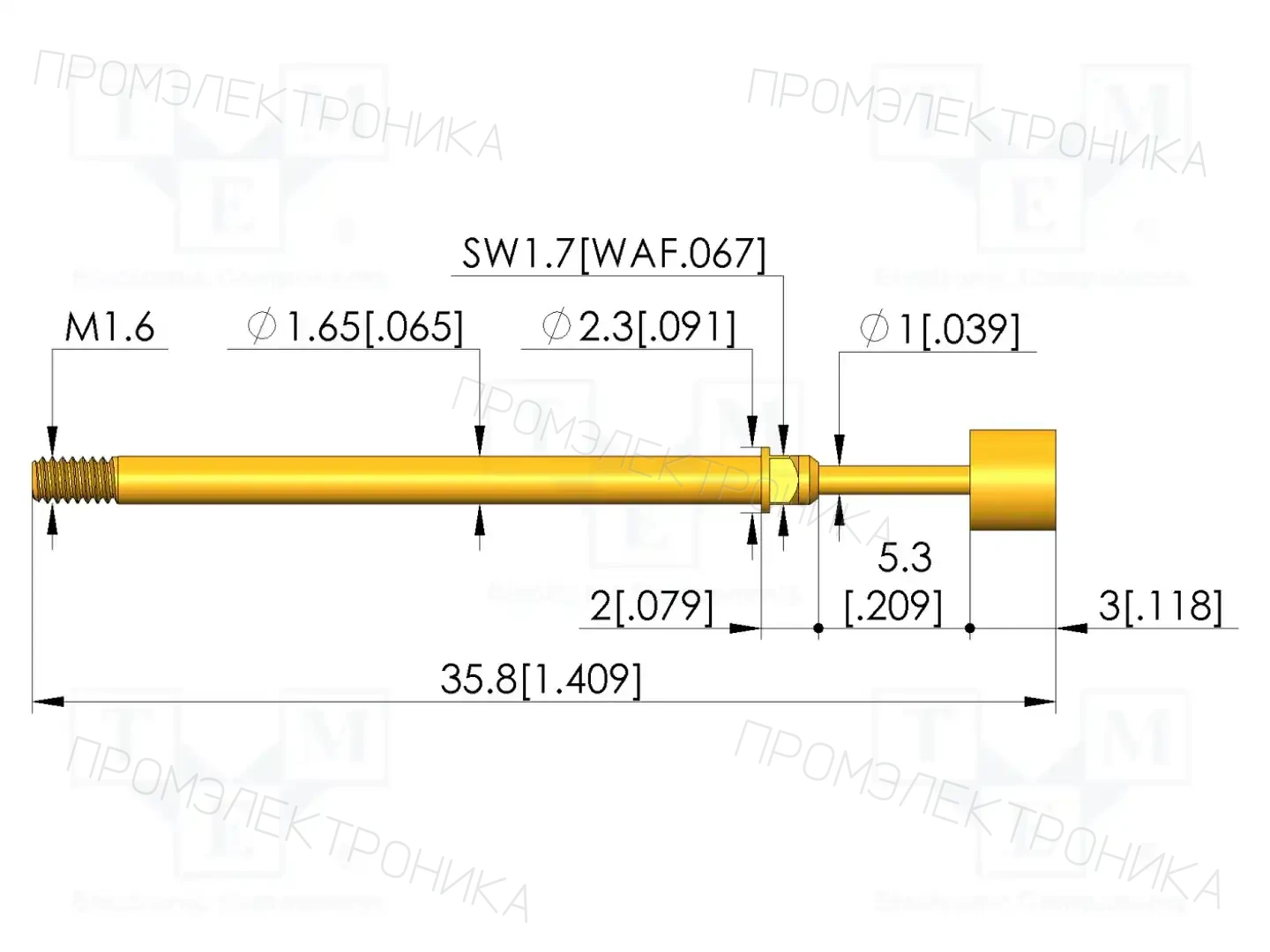 INGUN GKS-112 303 350 A 1502 M — Измерительные щупы