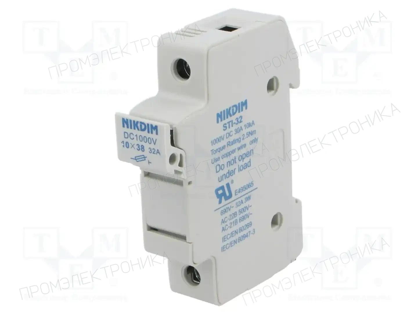NIKDIM LTD 5201038 — Гнезда предохранительные на DIN-рейку