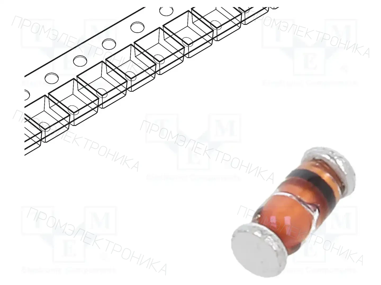 NEXPERIA BZV55-B10,115 — Стабилитроны SMD