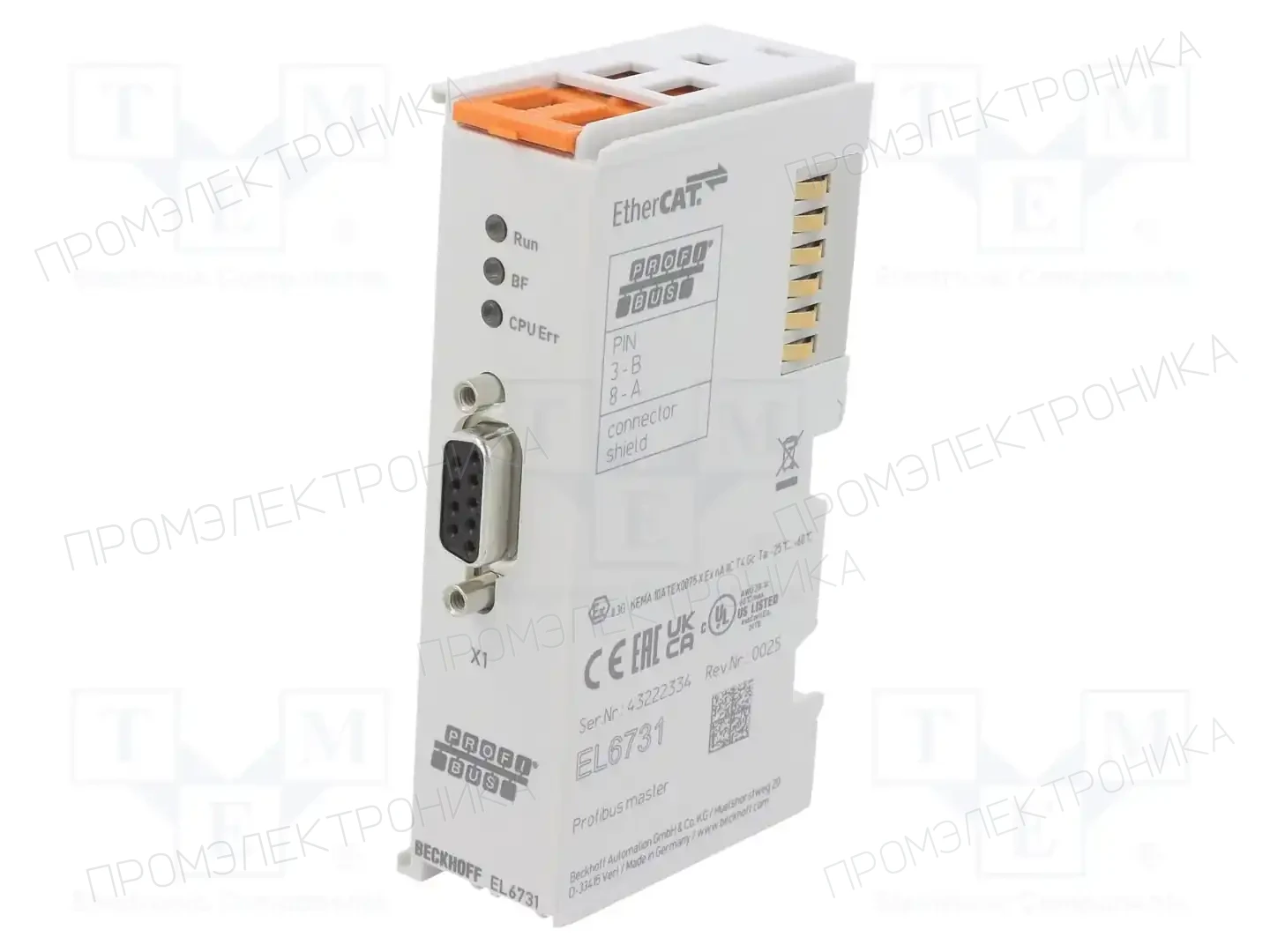 Beckhoff Automation EL6731 — Системы и модули ввода/вывода (I/O)