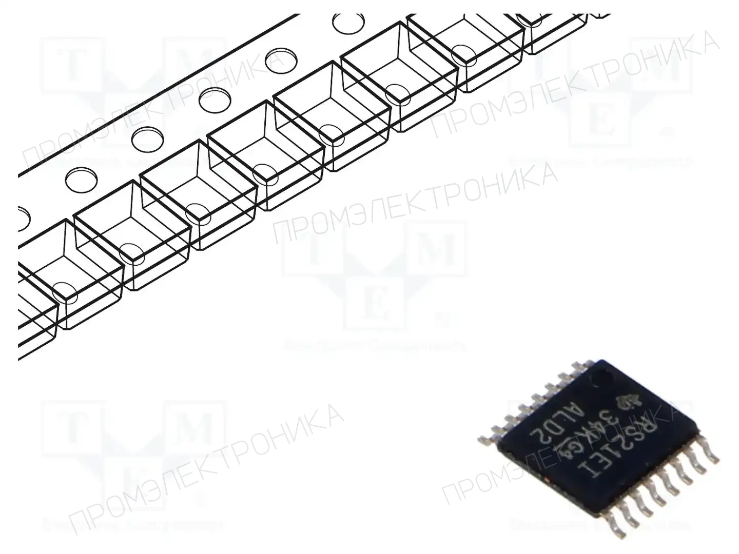Texas Instruments TRSF3221EIPWR — Микросхемы - RS232 / RS422 / RS485