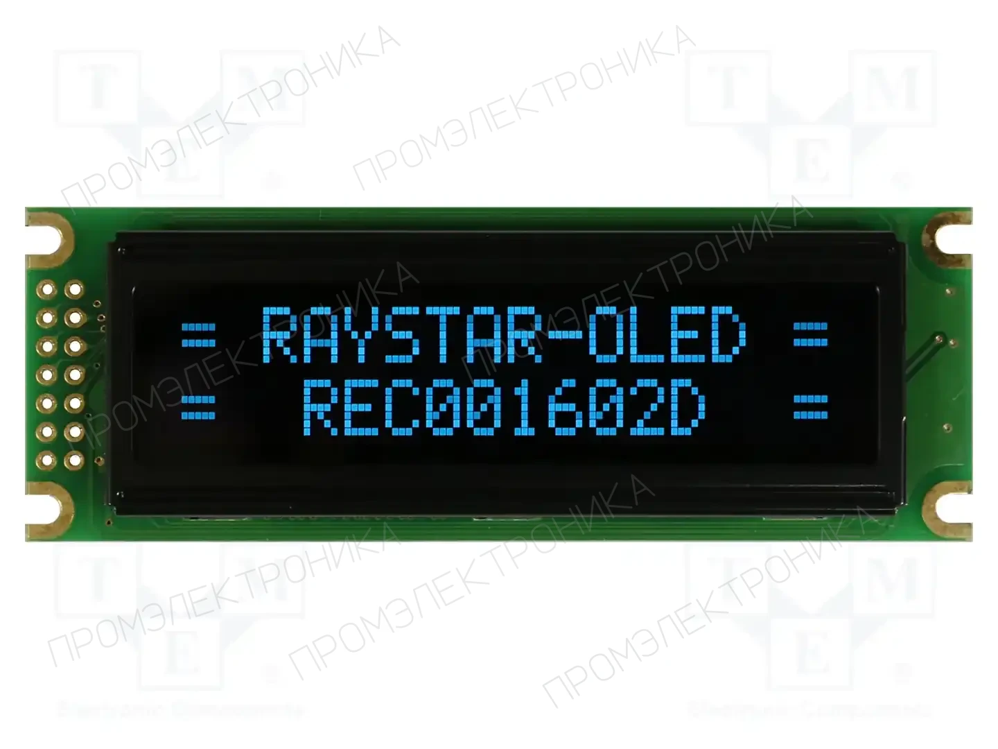 RAYSTAR OPTRONICS REC001602DBPP5N00100 — Дисплеи OLED буквенно-цифровые