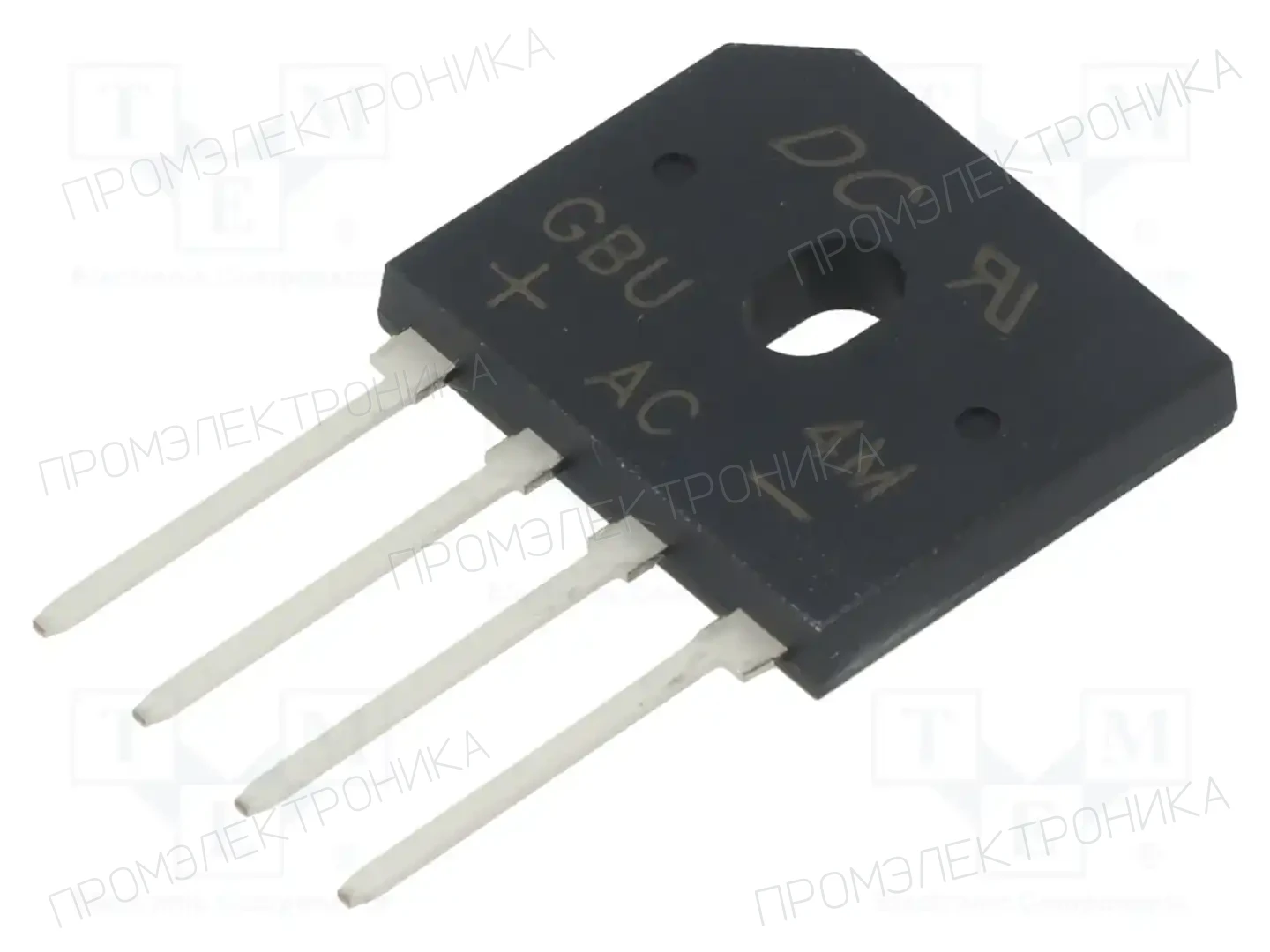 DC COMPONENTS GBU4M — Однофазные мосты диодные плоские