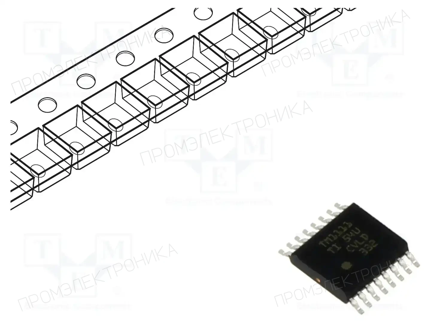 Texas Instruments TMUX1111PWR — Мультиплексоры и переключатели аналог