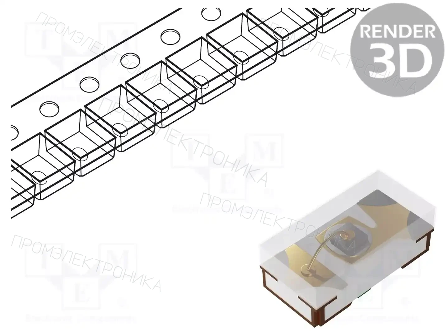 LITEON LTST-C281KGKT — Светодиоды SMD цветные