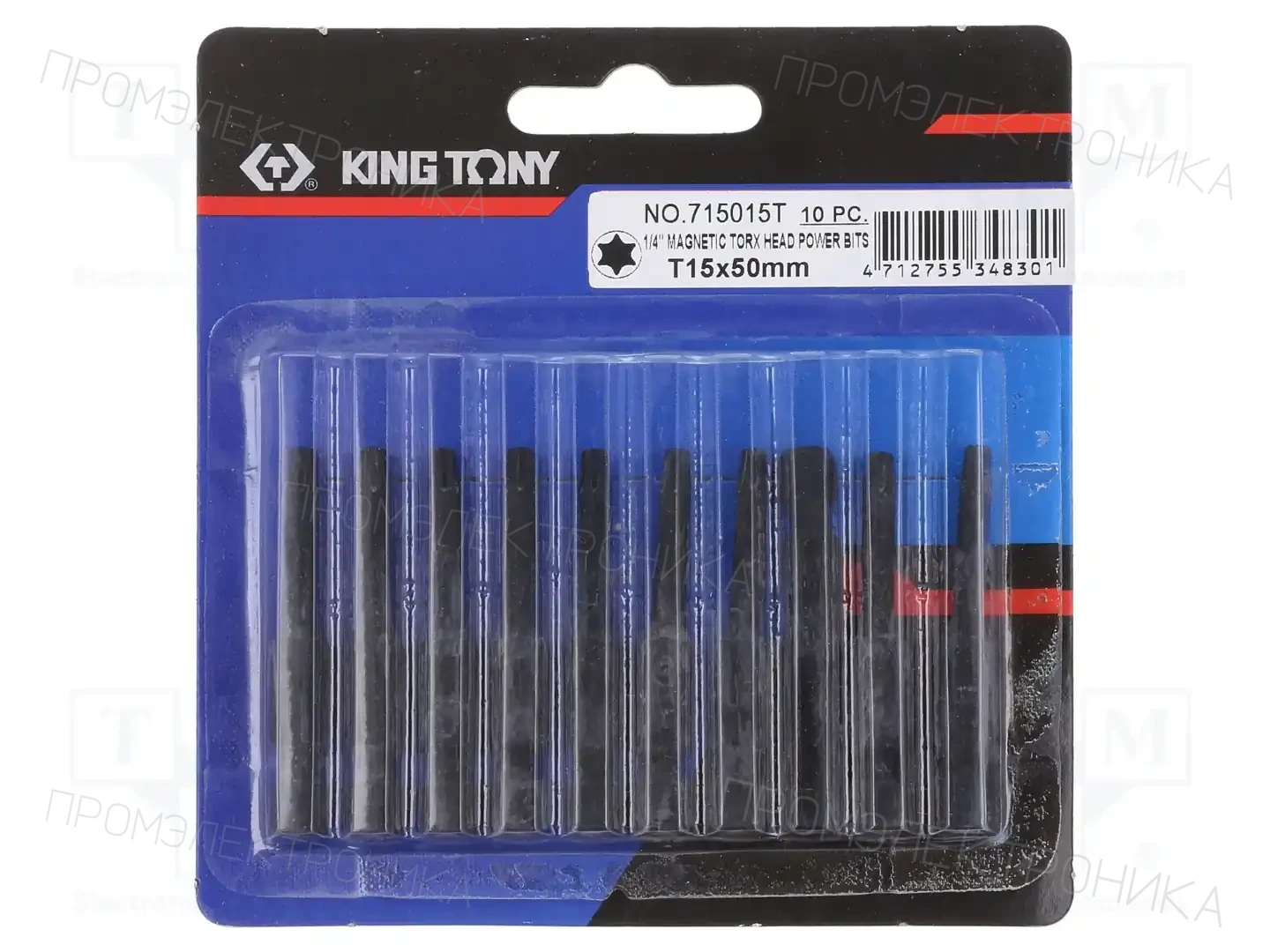 KING TONY 715015T — Наконечники для отверток