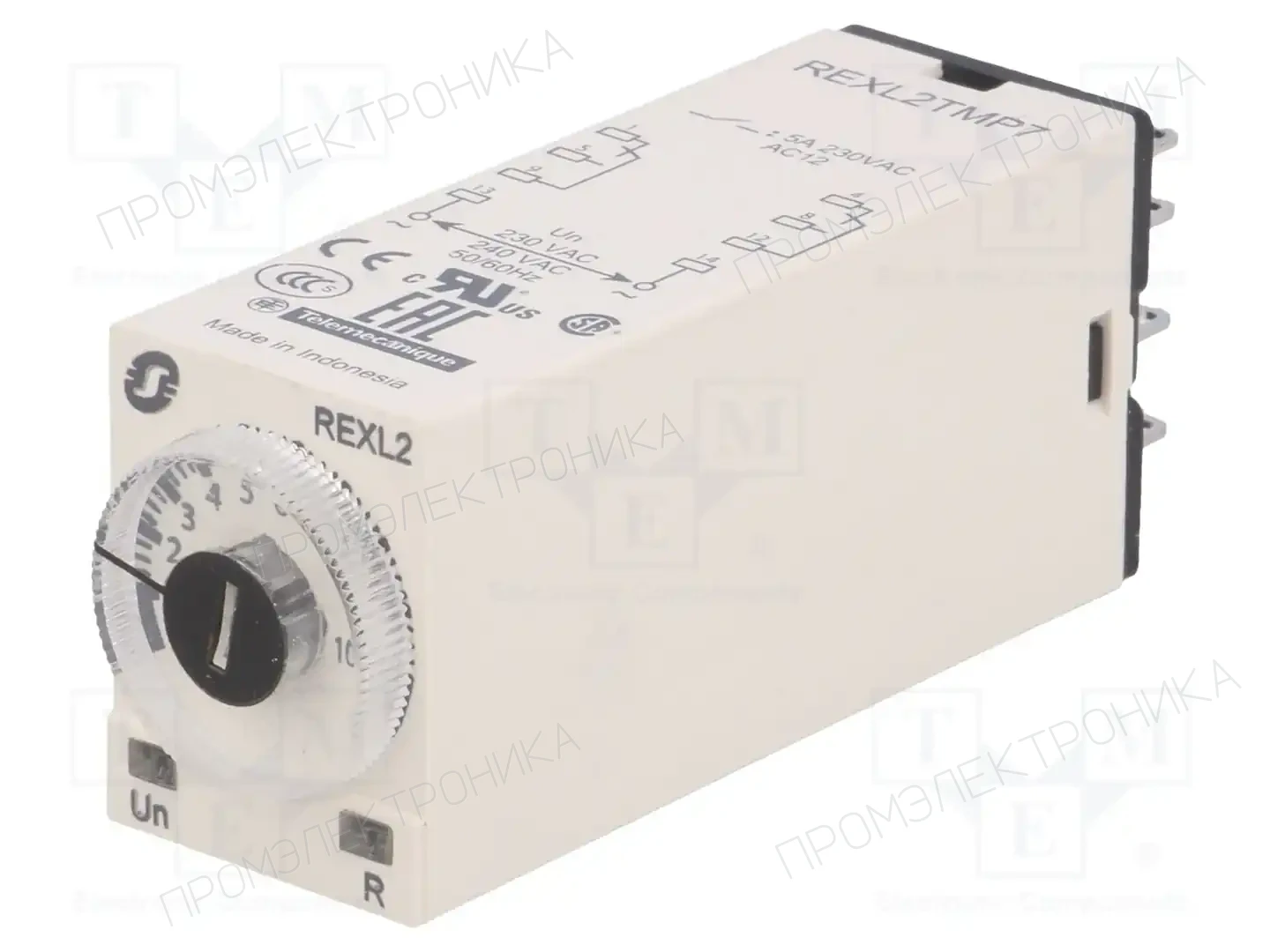SCHNEIDER ELECTRIC REXL2TMP7 — Временные аналоговые реле