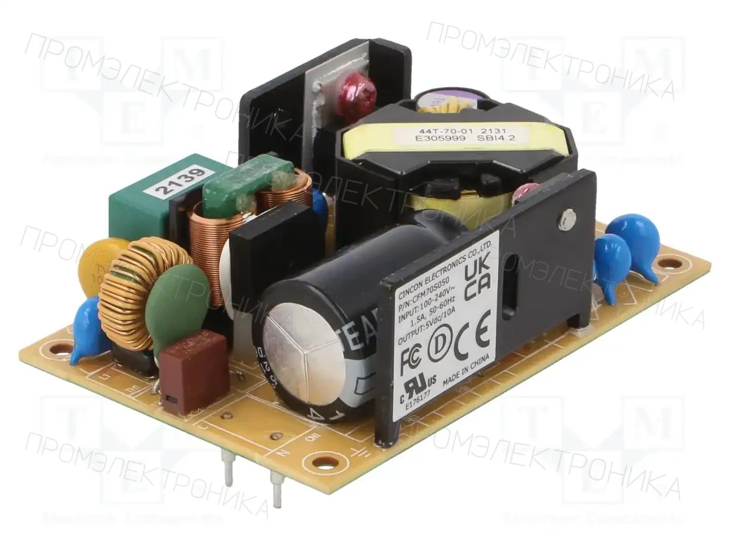 CINCON CFM70S050-P — Преобразователи AC/DC для PCB