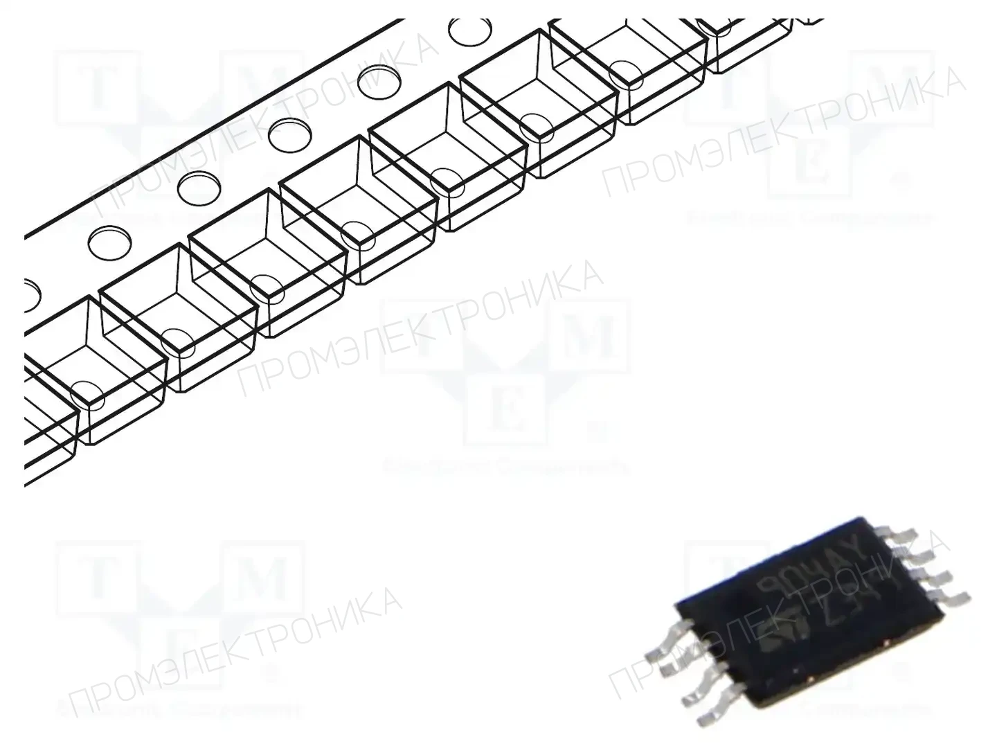STMicroelectronics LM2904AYPT — Операционные усилители SMD