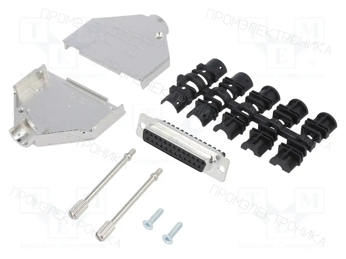 AMPHENOL COMMUNICATIONS SOLUTIONS L17DTZK25+L77DB25SST — Комплектные штекеры D-Sub