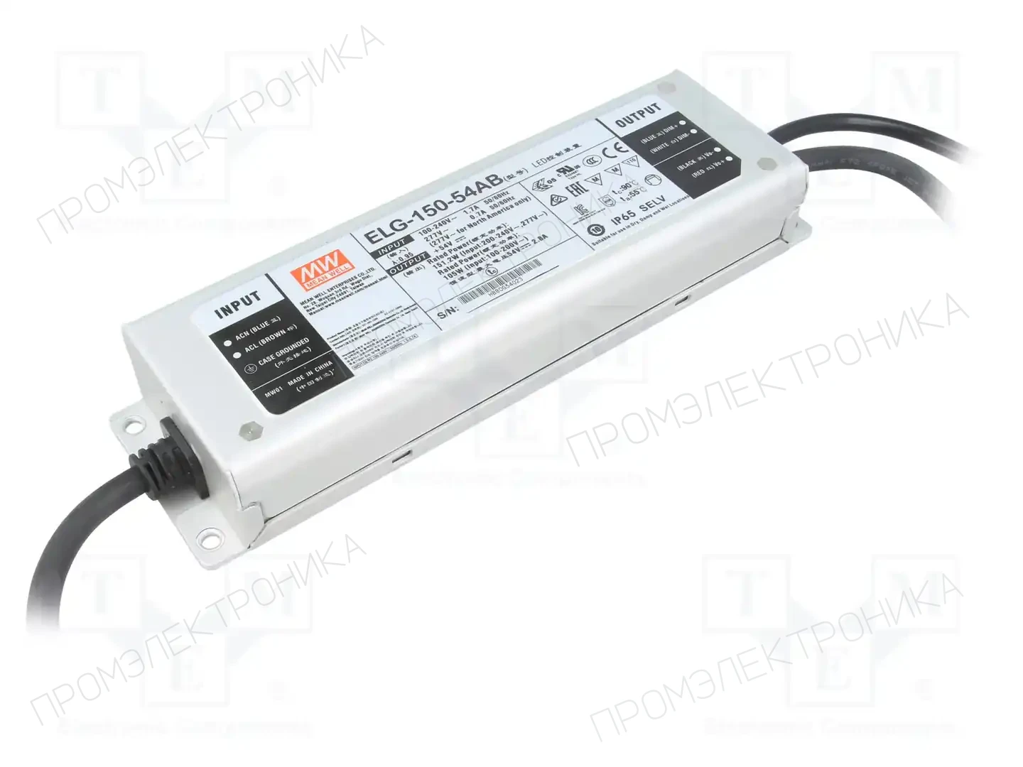 MEAN WELL ELG-150-54AB — Блоки питания для LED
