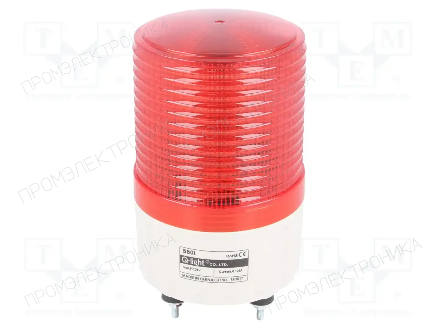 QLIGHT S80L-24-R — Сигнализаторы световые
