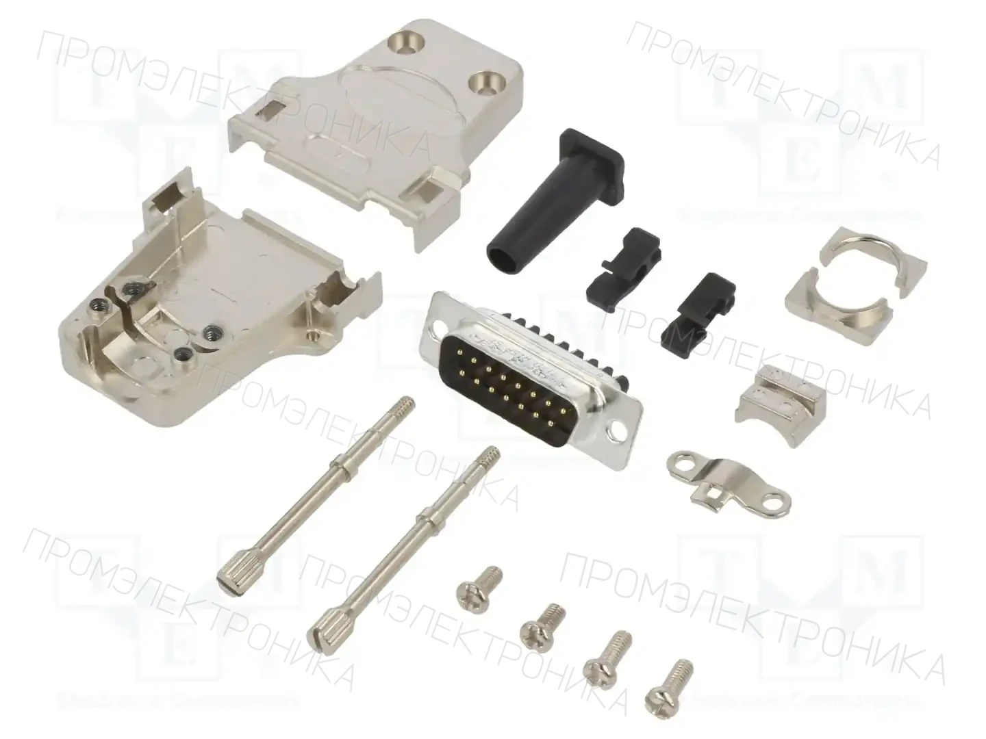 AMPHENOL COMMUNICATIONS SOLUTIONS L17DTZF15-LJS-RG+L717DA15PST — Комплектные штекеры D-Sub