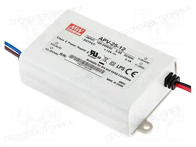 MEAN WELL APV-25-36 — Блоки питания для LED