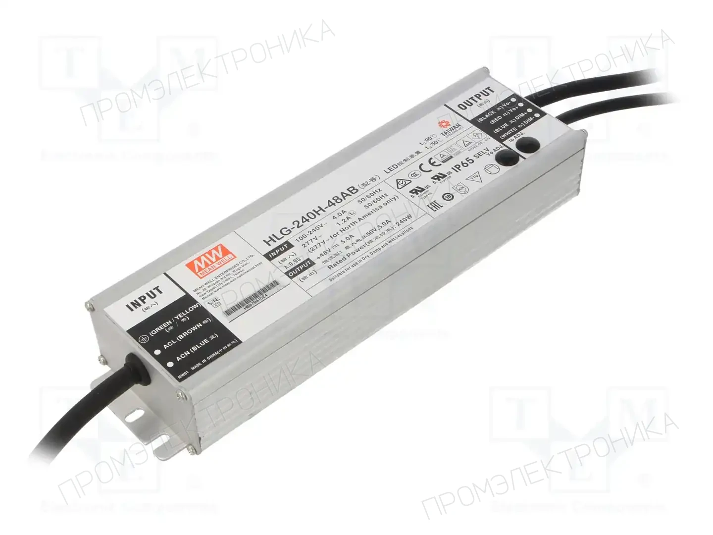 MEAN WELL HLG-240H-48AB — Блоки питания для LED