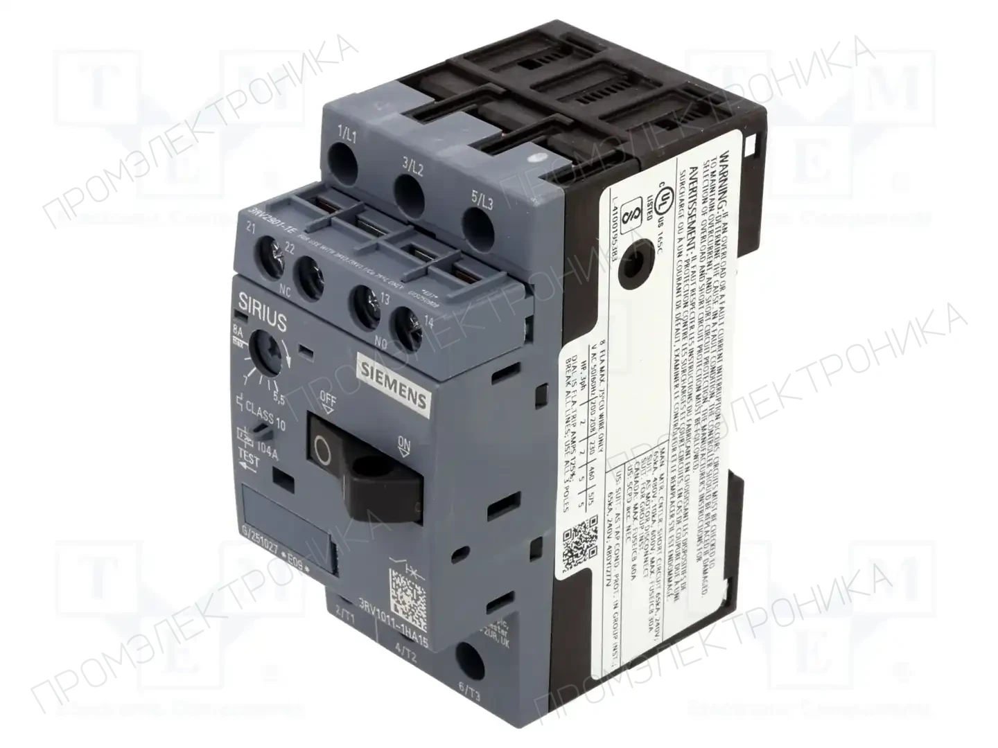 SIEMENS 3RV1011-1HA15 — Выключатели двигательные