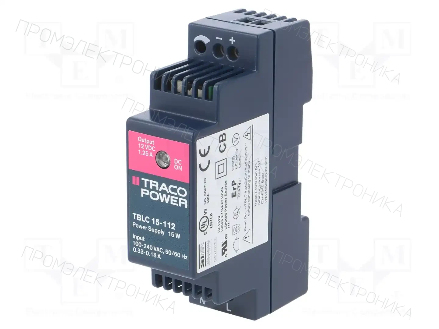 TRACO POWER TBLC 15-112 — Блоки питания на DIN-рейку