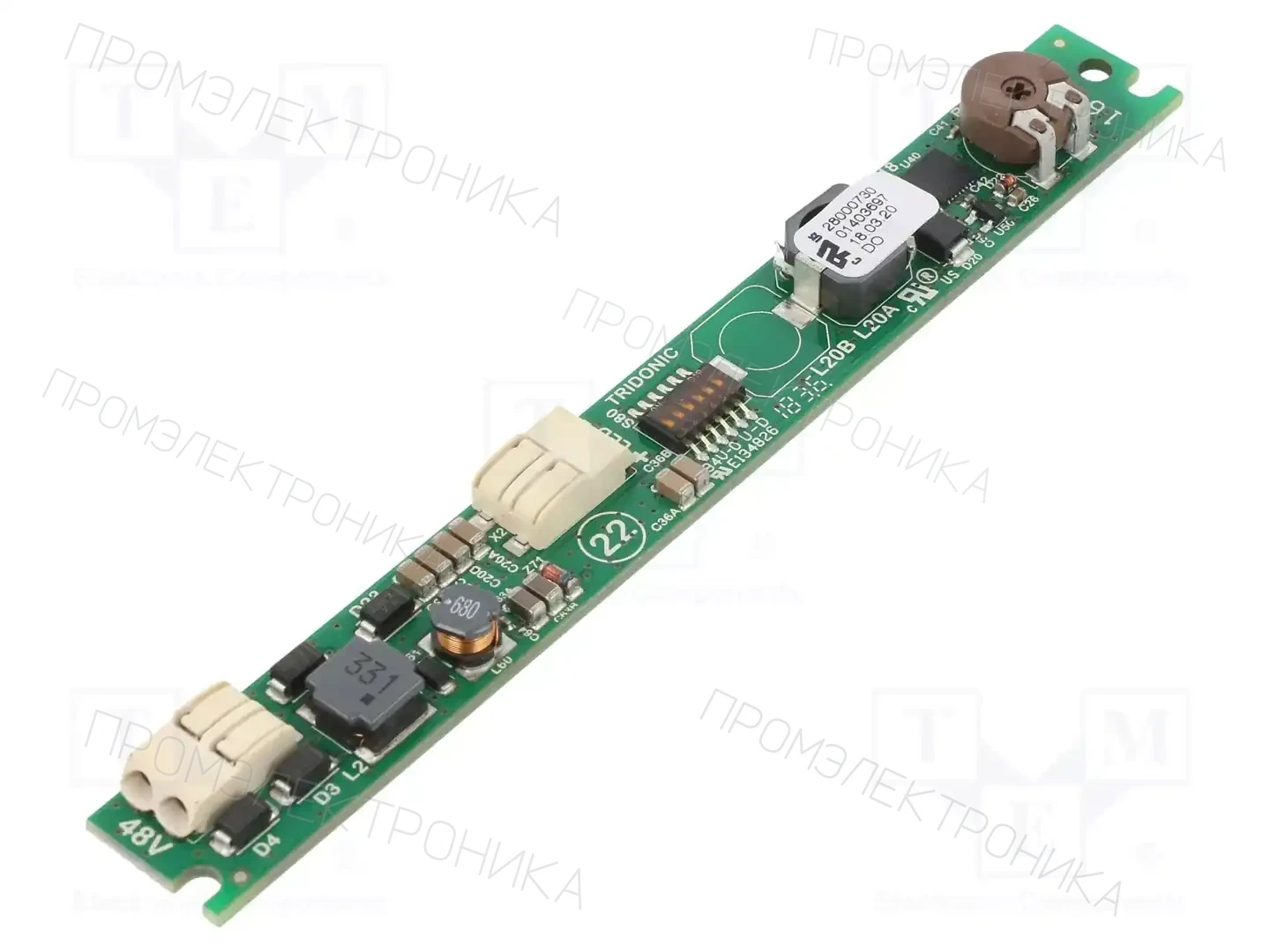 TRIDONIC LMI G2 48V 350-700MA 3-20V FO SLIM — Блоки питания для LED