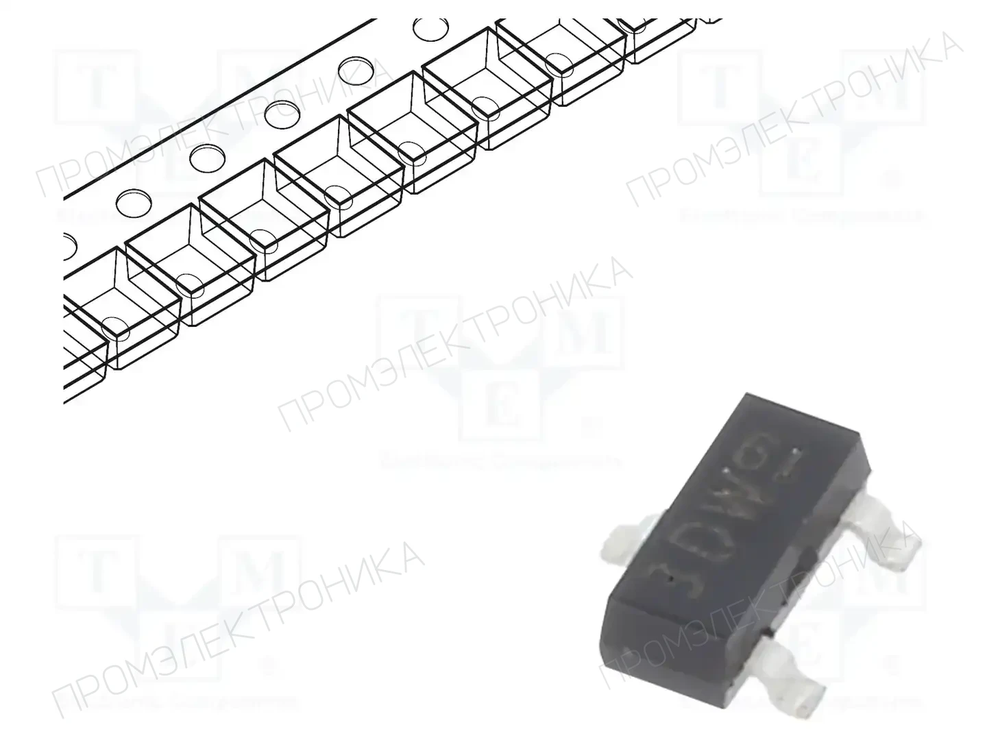 NEXPERIA BC856-QR — Транзисторы PNP SMD