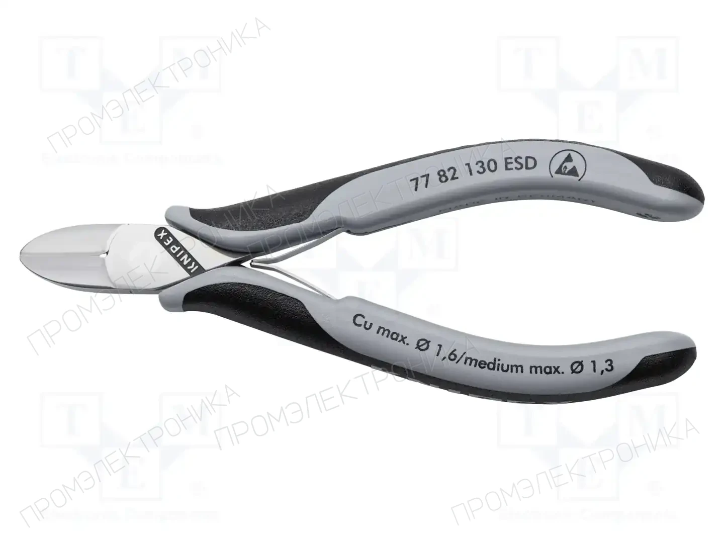 KNIPEX 77 82 130 ESD — Клещи-кусачки для резки