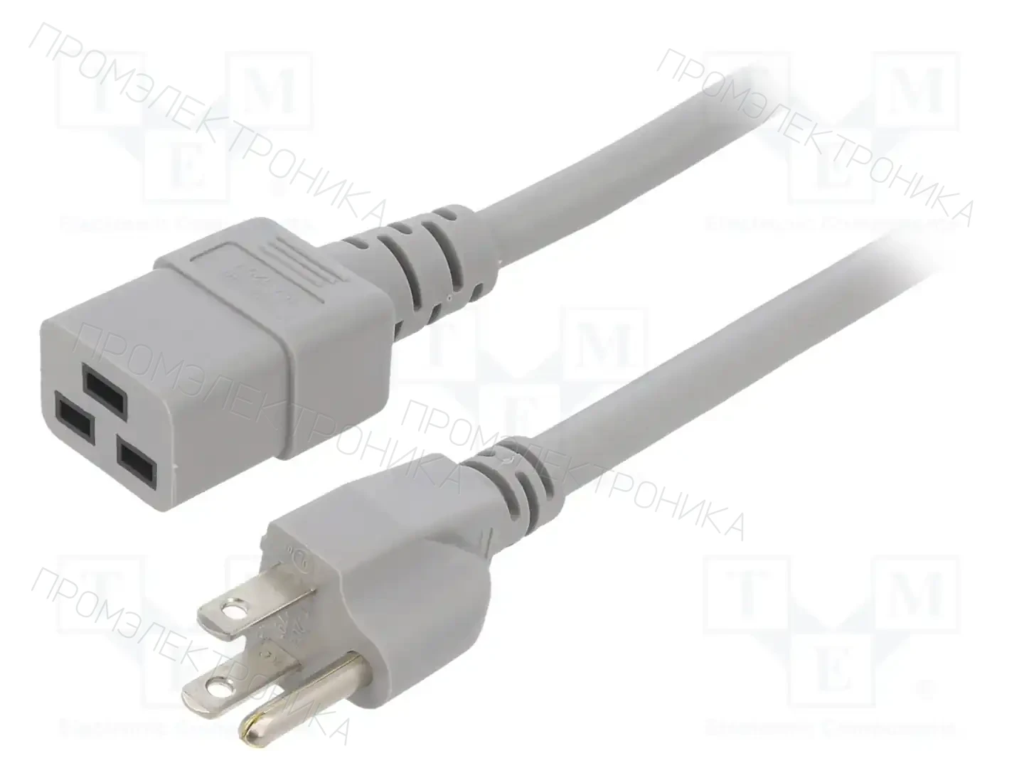 LIAN DUNG LT-202+549 SJT 14/3 60C GRY 1.8M — Кабели питания компьютерные и универс