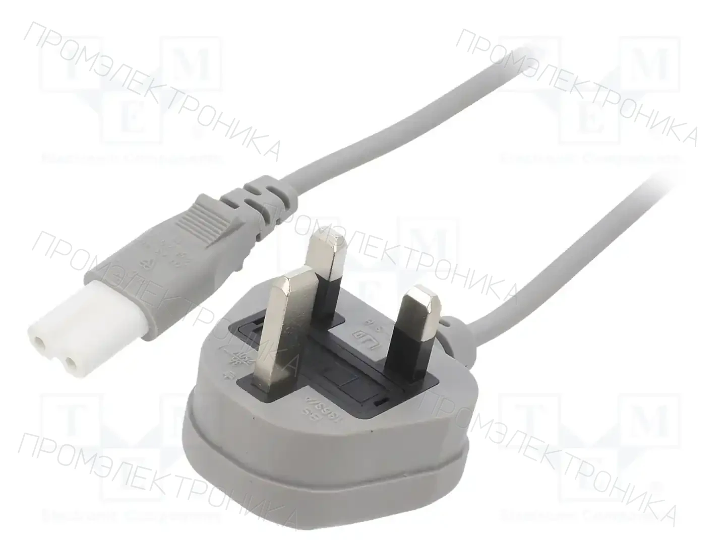 LIAN DUNG LT-318(3A)+503 2X0.75 GRY 3M — Кабели питания компьютерные и универс