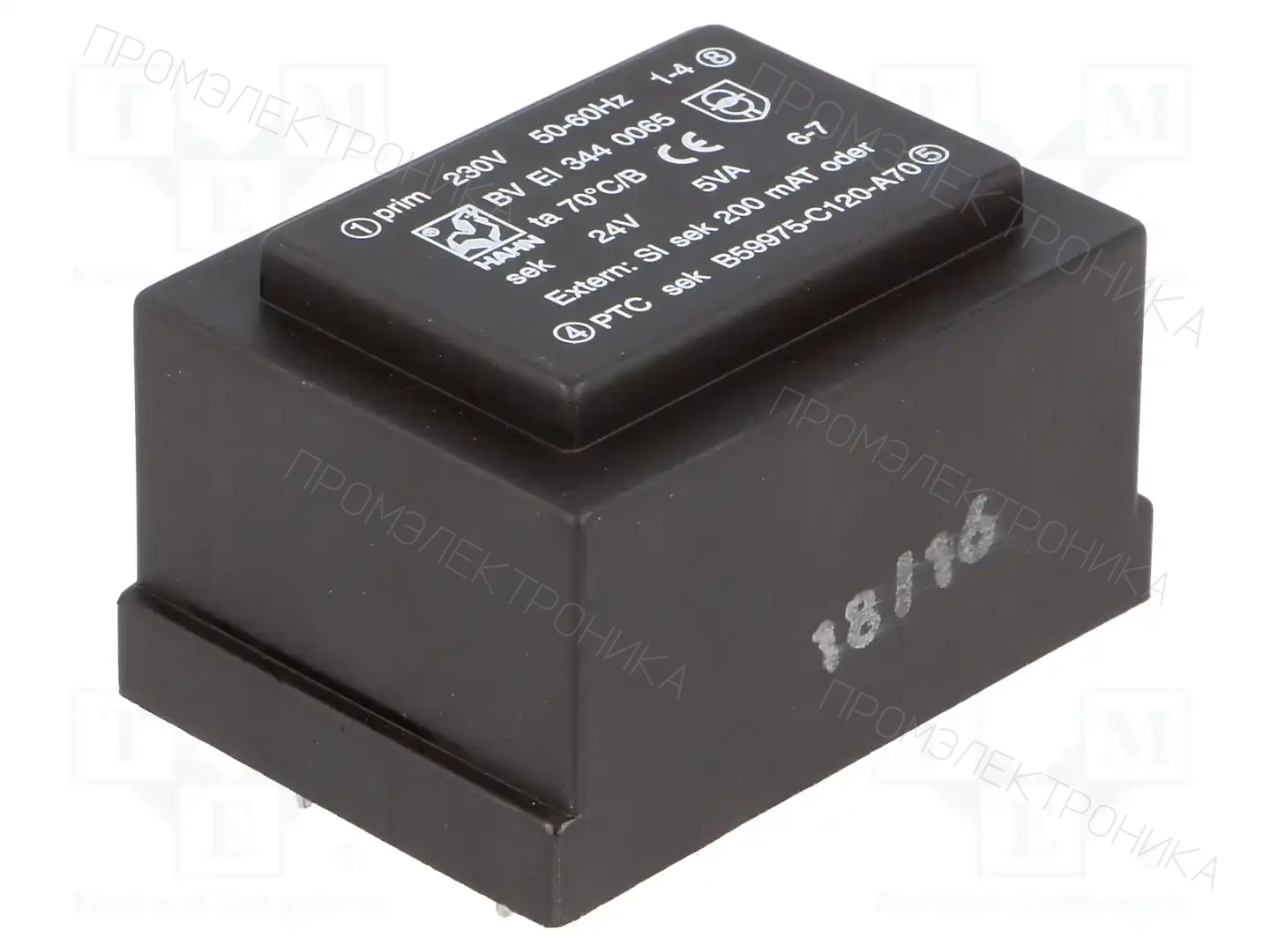 HAHN BV EI 344 0065 — Трансформаторы PCB