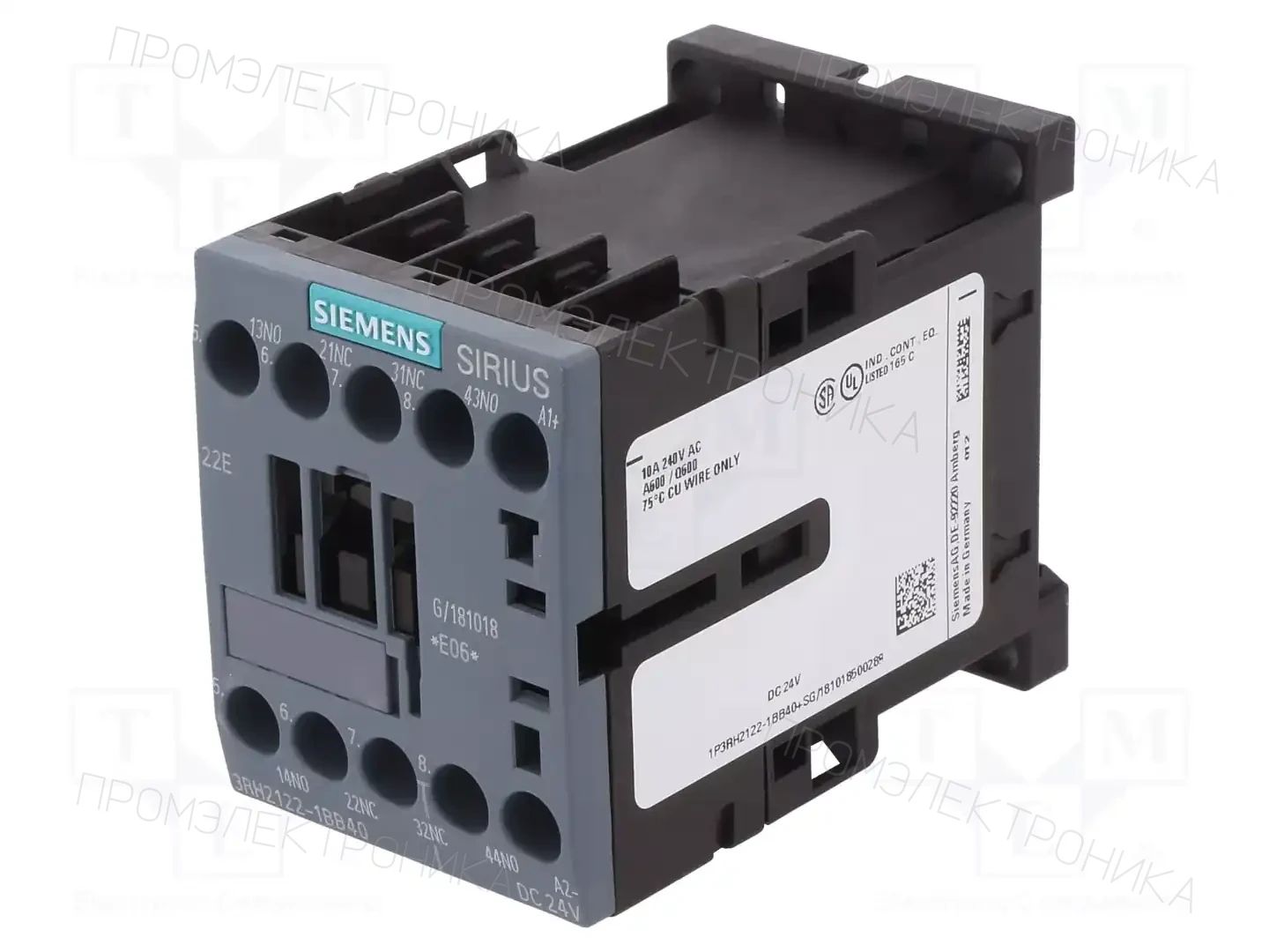SIEMENS 3RH2122-1BB40 — Контакторы - главные модули