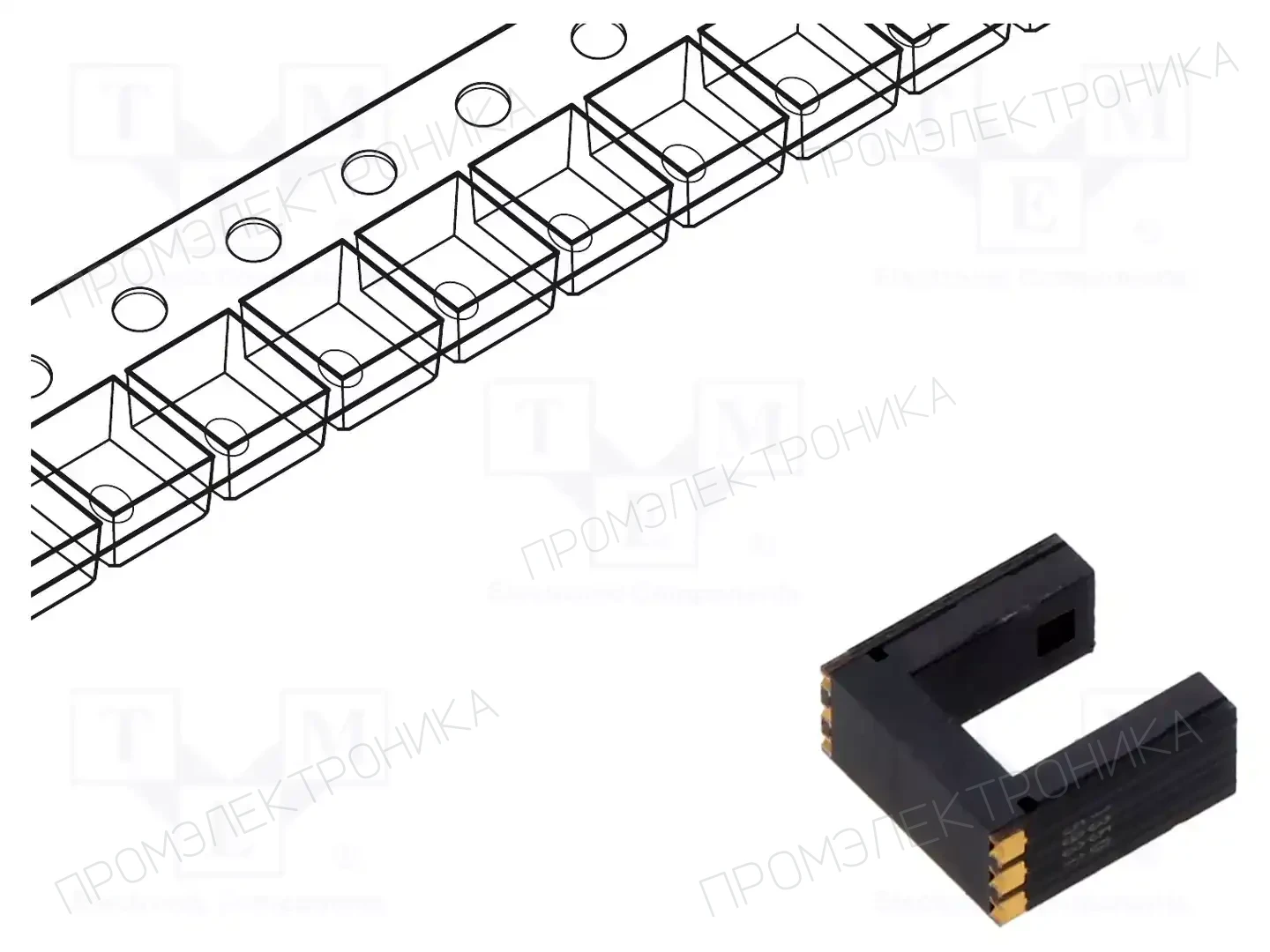 OMRON Electronic Components EE-SX1350 — Фотоэлектр. датчики для печатных плат