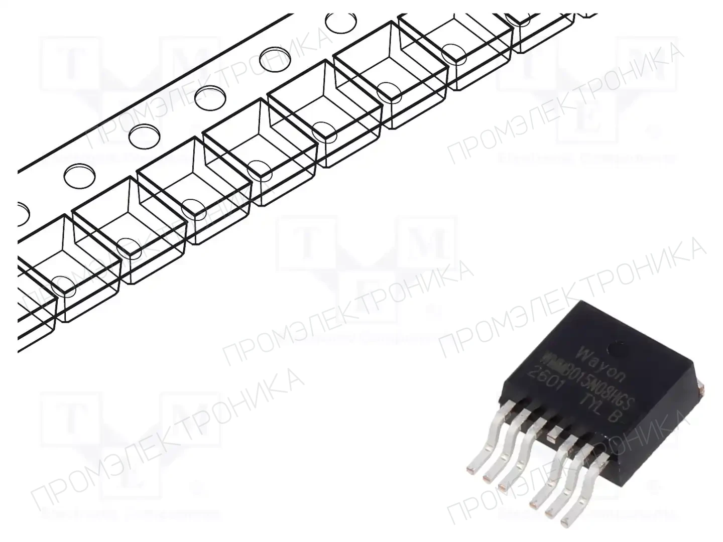 WAYON WMMB015N08HGS — Транзисторы с каналом N SMD