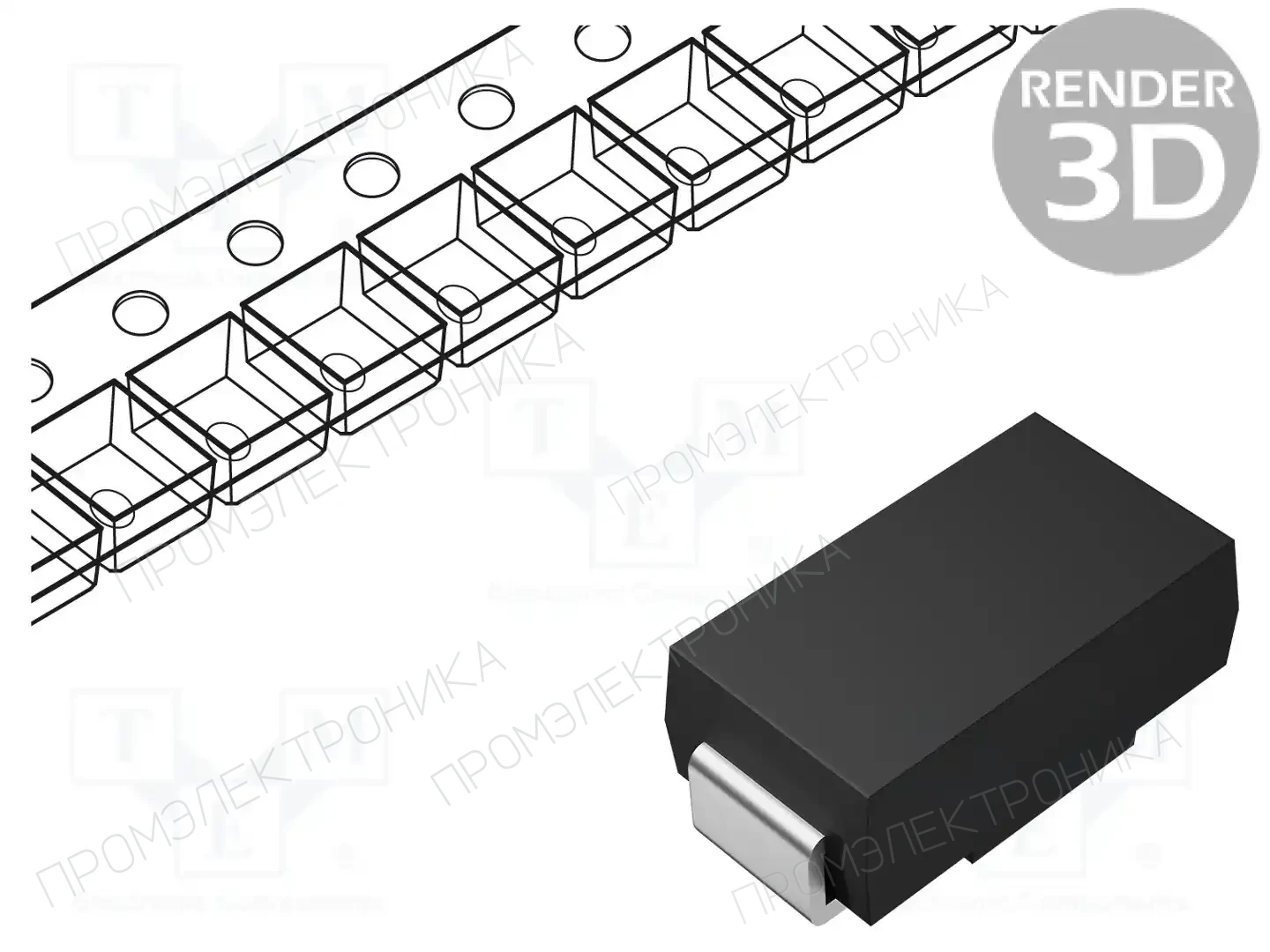TAIWAN SEMICONDUCTOR SSL34 — Диоды Шотки SMD
