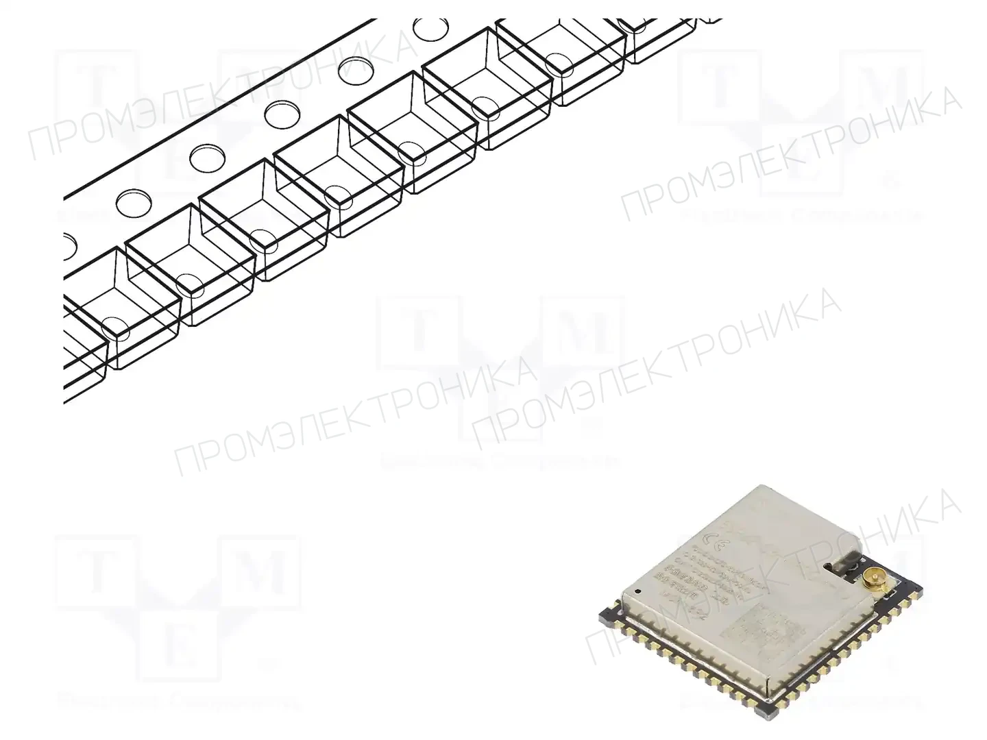 ESPRESSIF ESP32-S3-WROOM-1U-N16R2 — Модули IoT (WiFi/Bluetooth)