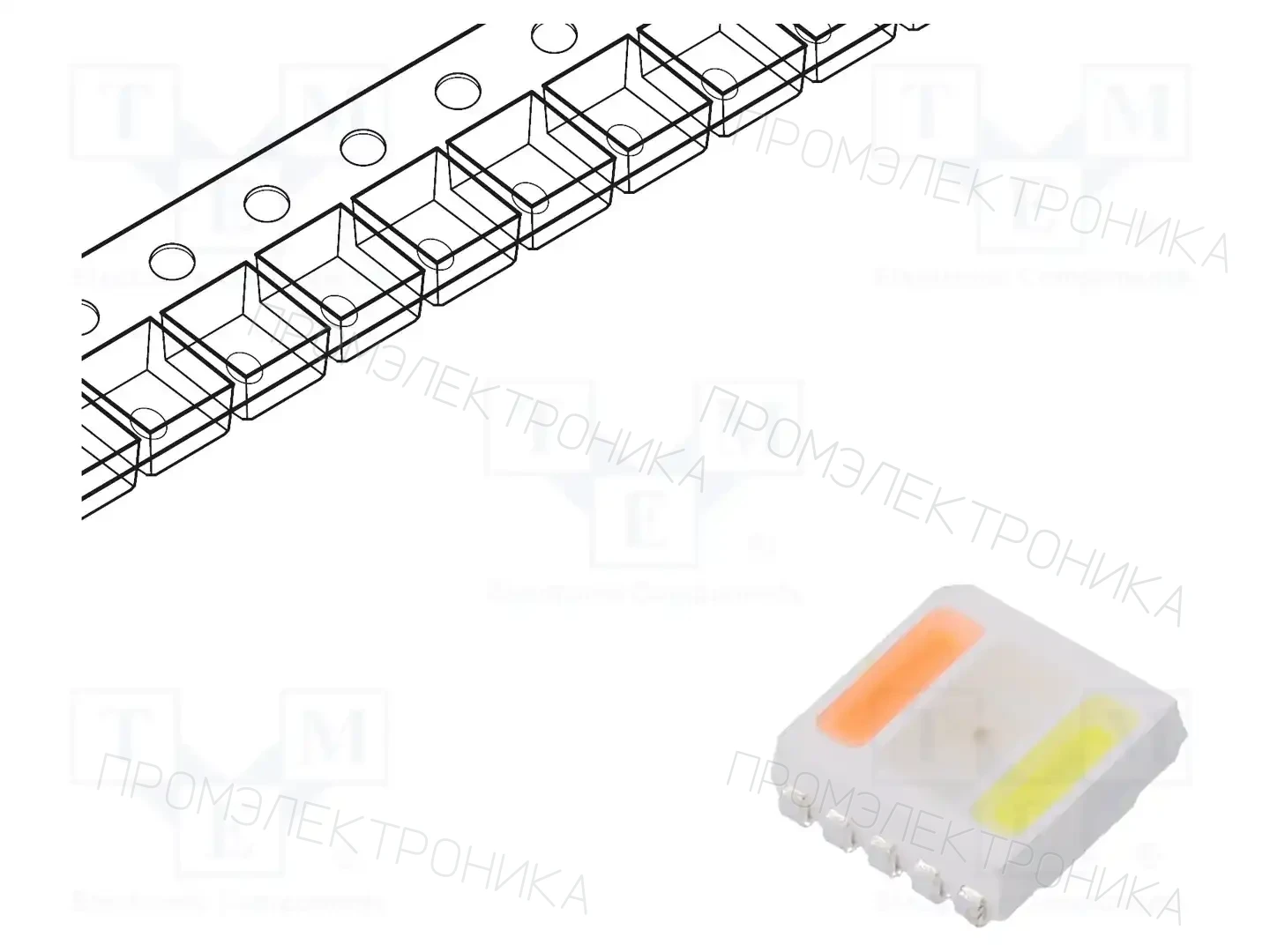 REFOND RF-W2SA50TS-A40W — Светодиоды SMD цветные