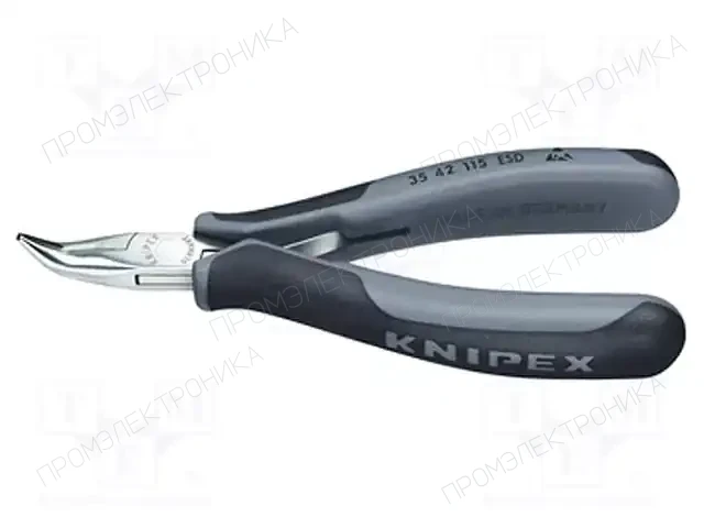 KNIPEX 35 42 115 ESD — Клещи-кусачки плоские и полукруглые