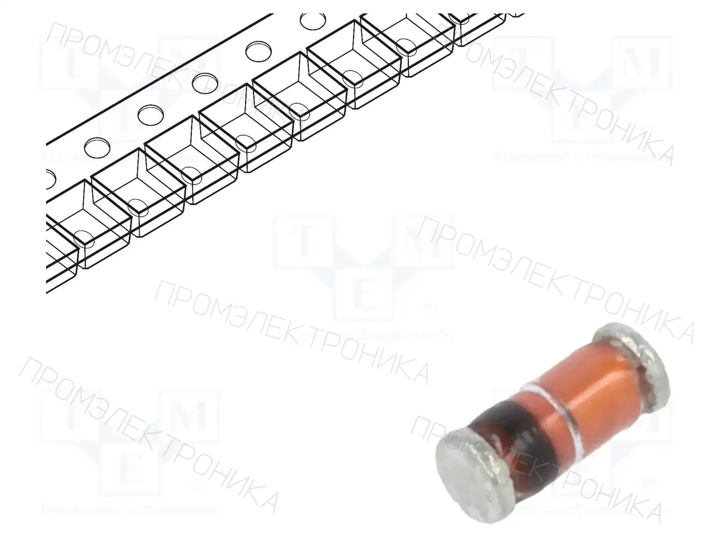 VISHAY LL101C-GS08 — Диоды Шотки SMD