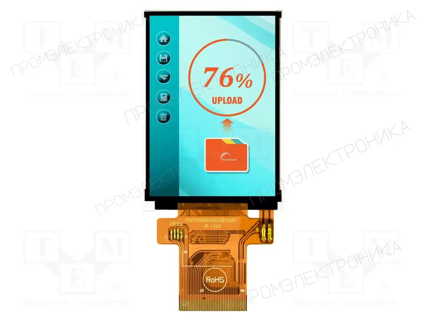 RAYSTAR OPTRONICS RFJ240L-AYW-DNN — Дисплеи TFT