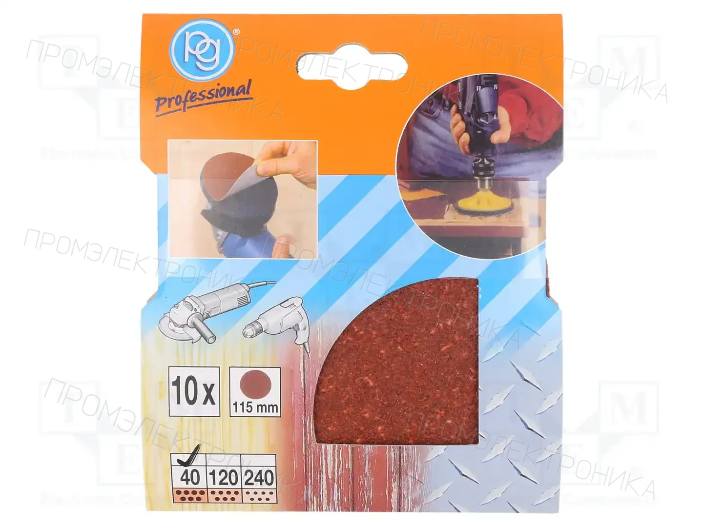 PG PROFESSIONAL 349.00 — Наждачные листы и диски