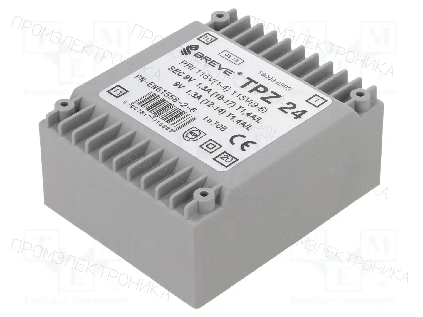 BREVE TUFVASSONS 16009-8993 — Трансформаторы PCB