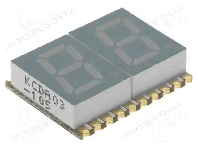 KINGBRIGHT ELECTRONIC KCDA03-105 — Светодиодные дисплеи 7-сегментные