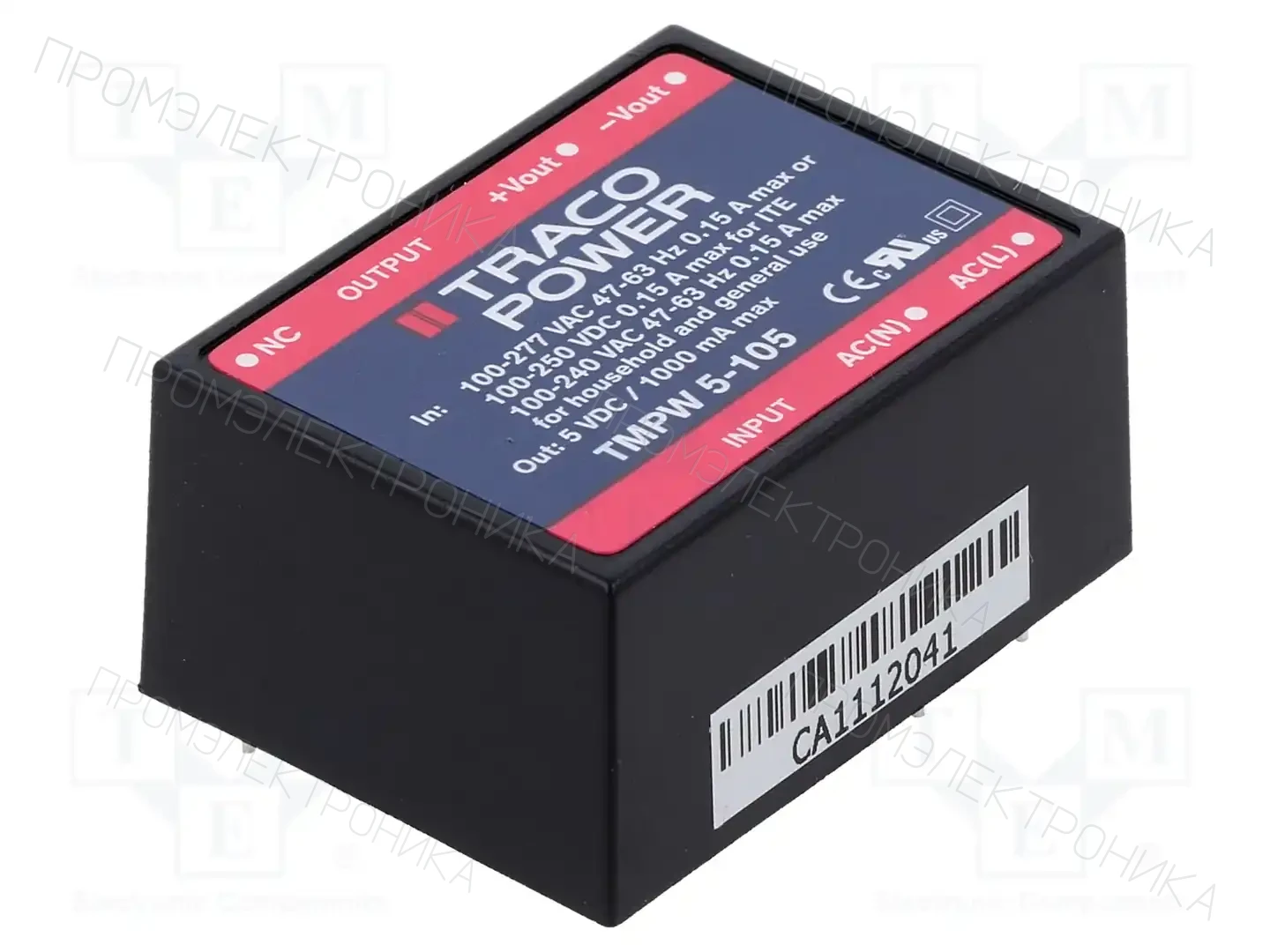 TRACO POWER TMPW 5-105 — Блоки питания для встраивания