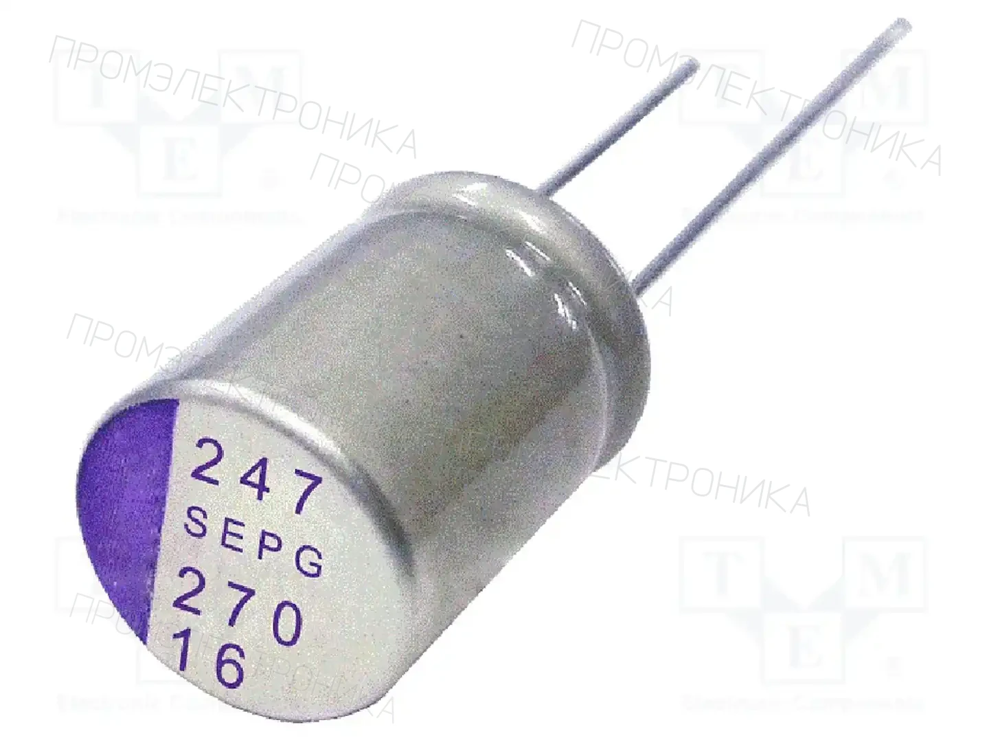PANASONIC 16SEPG270W — Конденсаторы полимерные THT