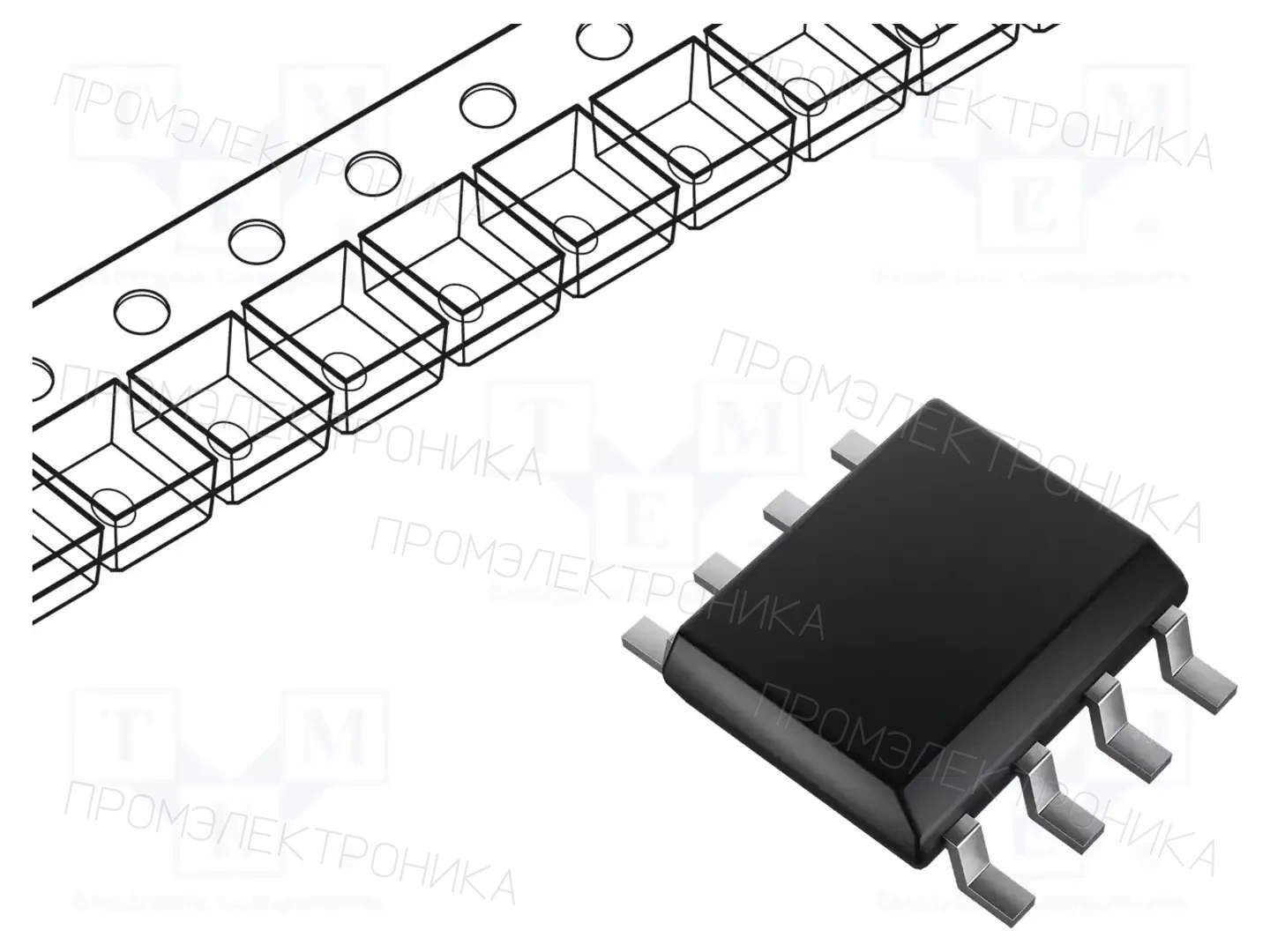Microchip Technology MCP14LH2190T-E/SN — Драйверы MOSFET/IGBT