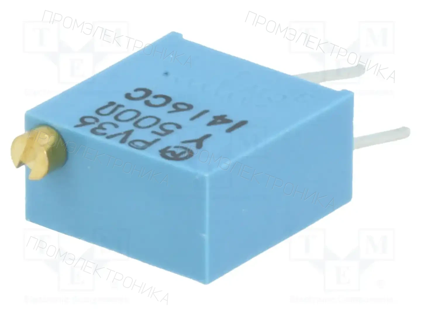 BOURNS PV36Y501C01B00 — Потенциометры THT многооборотные 3/8 дм