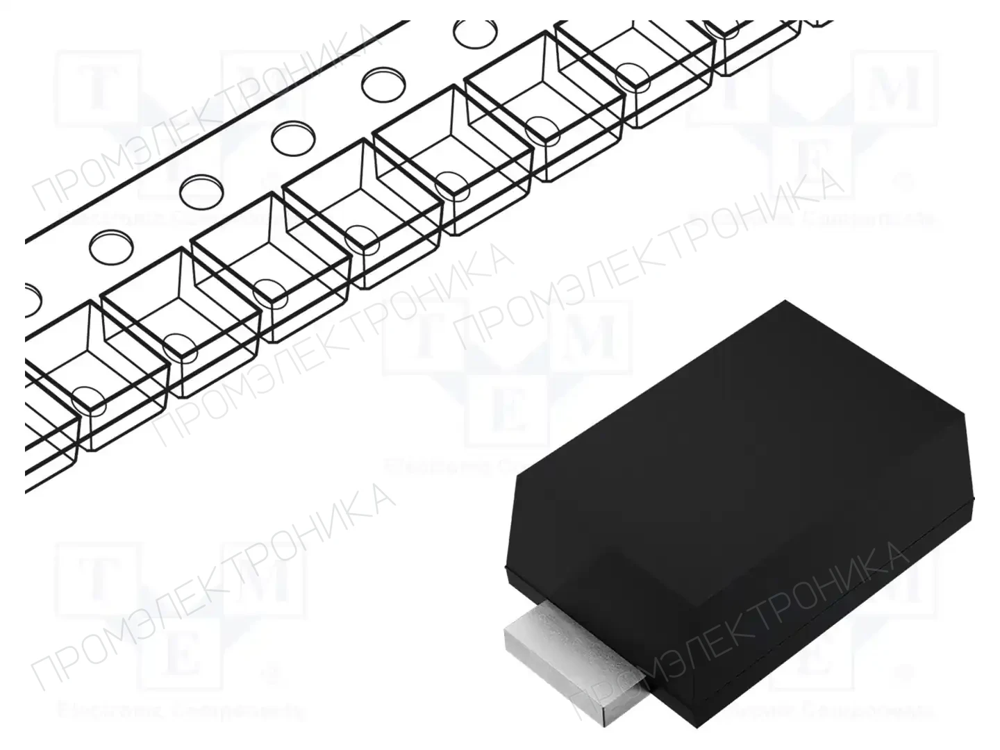 TAIWAN SEMICONDUCTOR SS34FSH — Диоды Шотки SMD