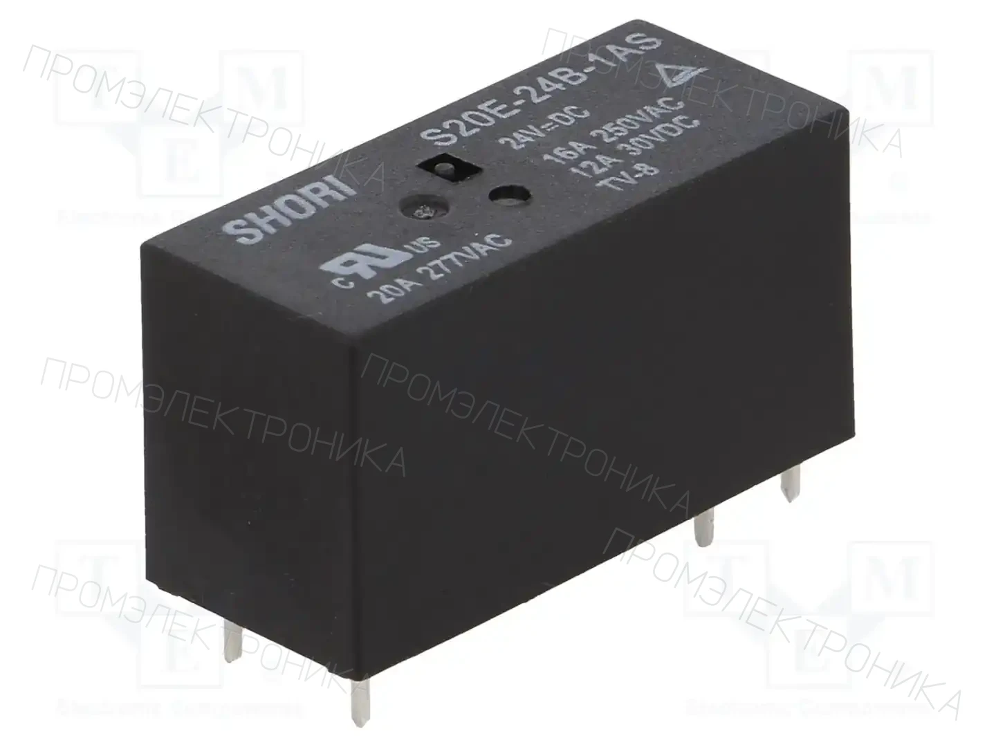SHORI ELECTRIC S20E-24B-1AS — Реле электромагн. миниатюрные