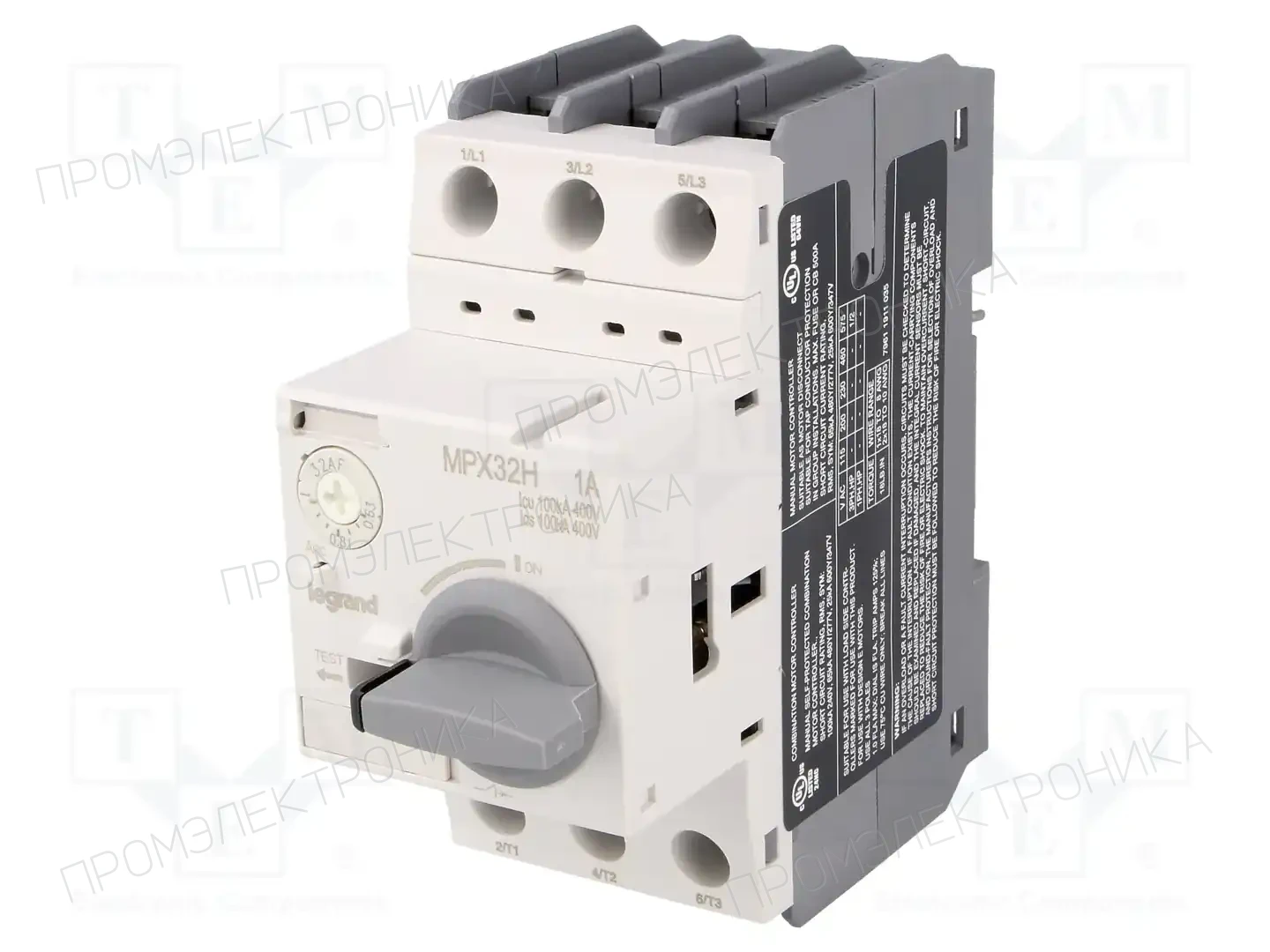 LEGRAND MPX3 32H 0.63-1.0A — Выключатели двигательные