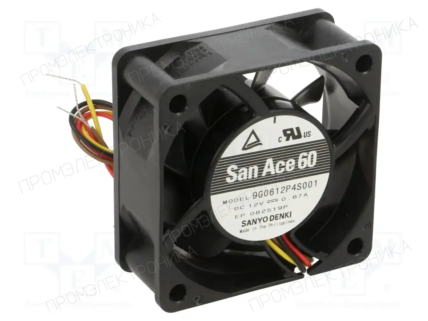 SANYO DENKI 9G0612P4S001 — Вентиляторы DC 12V